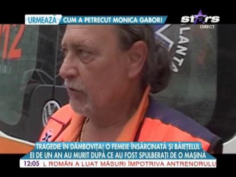 O femeie însărcinată şi copilul ei de doi ani au murit spulberaţi de o maşină