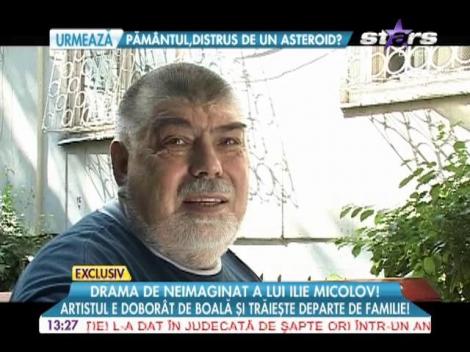 Ilie Micolov trăieşte într-o sărăcie lucie şi este doborât de boală