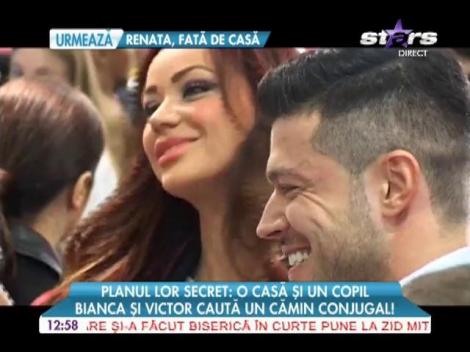 Planul secret al lui Victor Slav şi al Biancăi Drăguşanu: o casă şi un copil