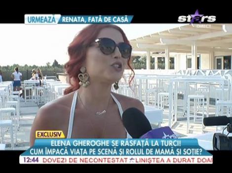 Elena Gheorghe,  vacanţă în Turcia