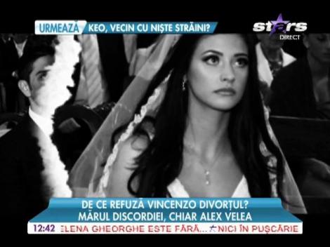 Vincenzo refuză divorţul! Mărul discordiei este Alex Velea