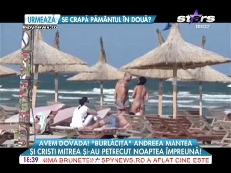 "Burlăciţa" şi Cristi Mitrea, noapte romantică la un hotel de pe litoral