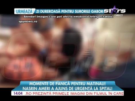 Momente de panică pentru Nasrin Ameri