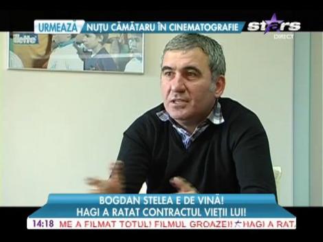 Hagi a ratat contractul vieţii lui din cauza lui Bogdan Stelea