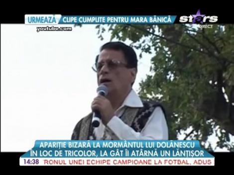 Apariție bizară la mormântul lui Ion Dolănescu