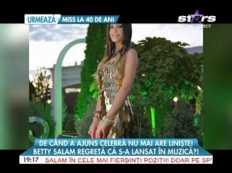 Betty Salam, nostalgică după vremurile în care n-avea nicio grijă