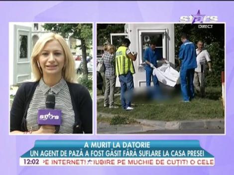 Agent de pază, găsit fără suflare la locul de muncă