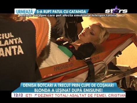 Denisa Botcari a leșinat imediat după emisiunea "Petrecerea Burlăcițelor"