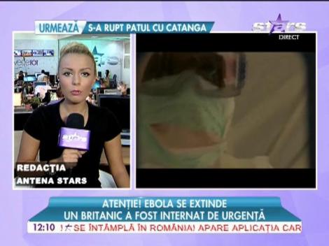 Britanic infectat cu virusul Ebola