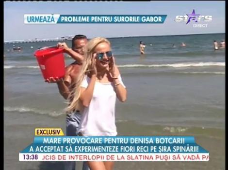 Denisa Botcari, Ice Bucket Challenge pe malul mării