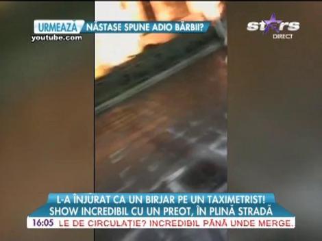 Taximetrist înjurat de un preot beat