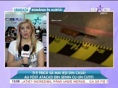 Oameni atacaţi cu un cuţit de un bărbat cu grave afecţiuni psihice