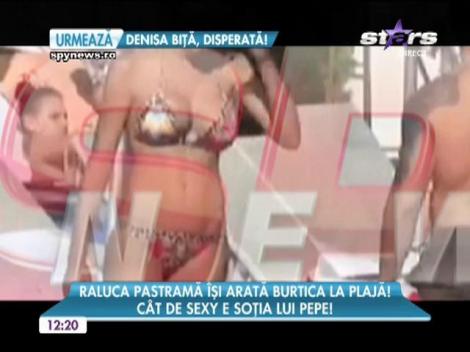Primele imagini cu burtica de graviduţă a Ralucăi Pastramă