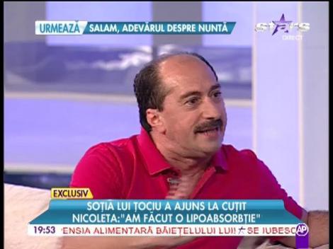 Romică Ţociu, despre prima întâlnire cu Nicoleta, soţia lui!