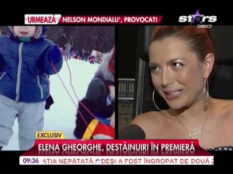 Elena Gheorghe a vorbit despre familia sa