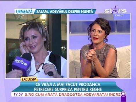 Anamaria Prodan, petrecere surpriză pentru Reghe