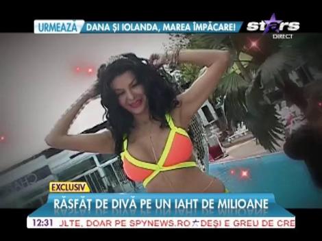 Consuela di Monaco, răsfăţ pe un iaht de milioane