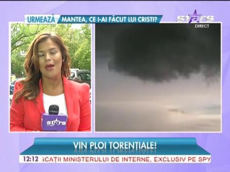 Avertizare de ploi torenţiale!