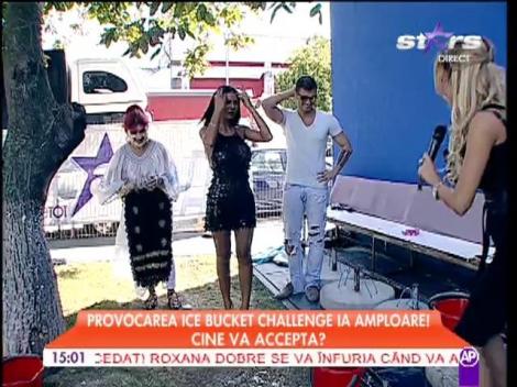 Află cine acceptă provocarea Ice Bucket Challenge, în direct