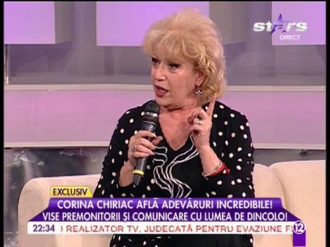 Corina Chiriac, despre comunicarea cu lumea de dincolo