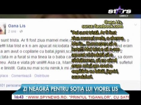 Ziua de Sfânta Maria este o zi neagră pentru Oana Lis!