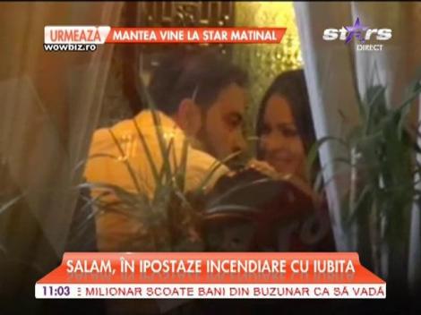 Florin Salam, ipostaze incendiare cu iubita