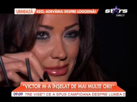 Bianca Drăguşanu: "Victor m-a înşelat de mai multe ori!"