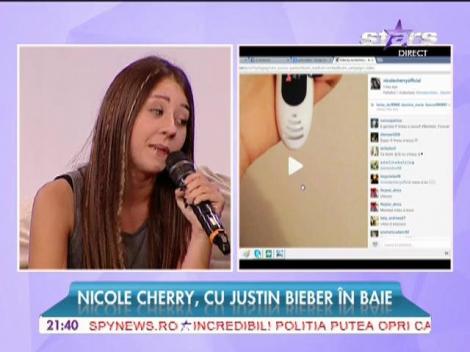 Nicole Cherry, cu Justin Bieber în baie!