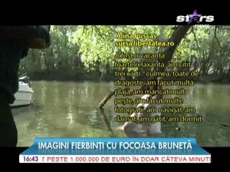 Imagini fierbinți cu Alina Pușcaș în vacanță!