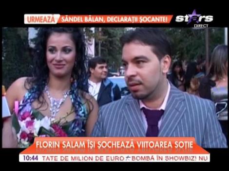 Florin Salam, la mormântul fostei soţii