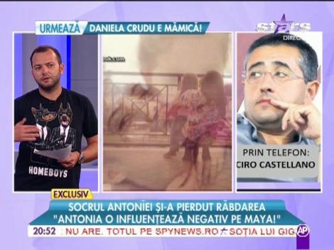 Ciro Castellano: "Antonia o influențează negativ pe Maya"