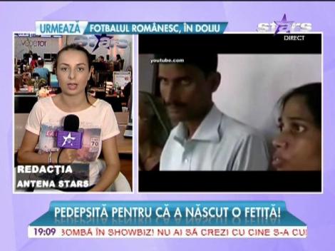 Femeie pedepsită aspru pentru că a născut o fetiță