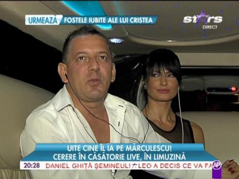 Costin Mărculescu, cerere în căsătorie, în direct!