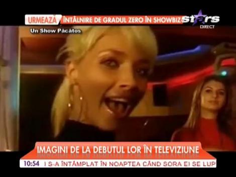 Imagini cu asistentele păcătoase la debutul în televiziune