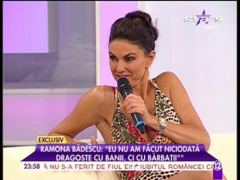 Ramona Bădescu: "Am făcut dragoste în fân"