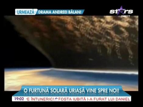 O furtună solară uriașă se îndreaptă spre Pământ!