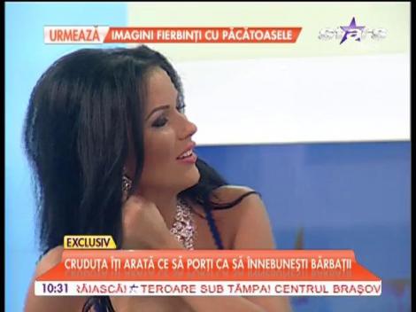 Daniela Crudu îţi arată ce să porţi ca să înnebuneşti bărbaţii