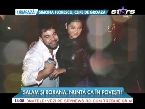 Florin Salam și Roxana, nuntă în America
