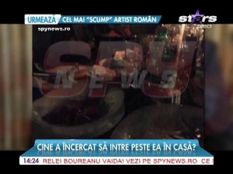 Simona Florescu, vizită de hoți