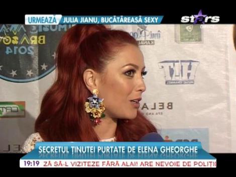 Elena Gheorghe, aparițe electizantă pe covorul roșu