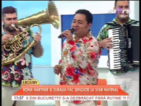 Rona Hartner și Zuralia, show muzical la ”Star Matinal de Weekend”