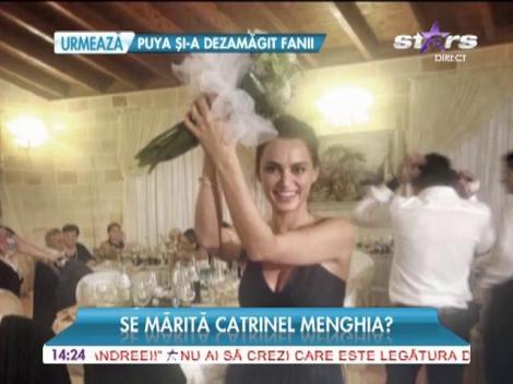 Catrinel Menghia a prins buchetul miresei! Urmează nunta?