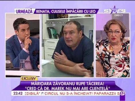 Mariana Zavoranu: "Cred ca Dr. Marek nu mai are clientelă"
