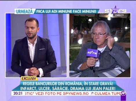 Jean Paler, din nou la spital