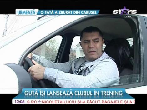 Nicolae Guţă şi-a inaugurat clubul din Petroşani în trening!