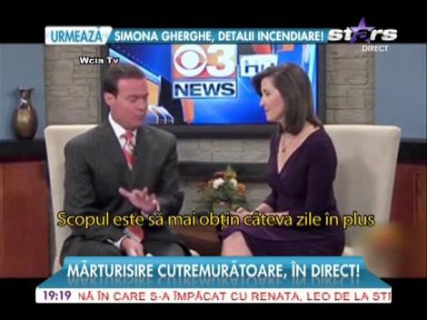 Mărturisire cutremurătoare a unui moderator TV, în direct!