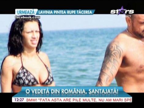 O vedetă din România, şantajată!