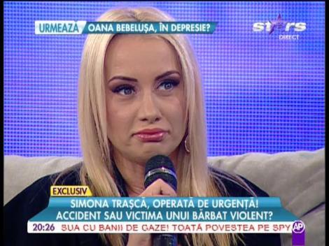 Simona Traşcă, operată de urgenţă la nas!