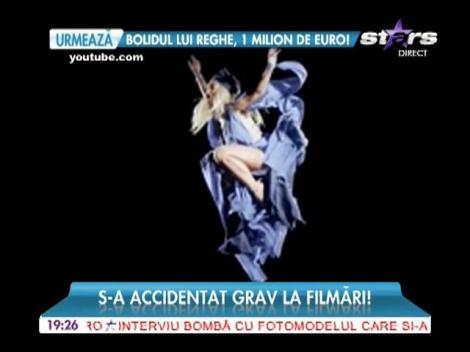 Delia și-a luxat mâna la filmările celui mai nou clip