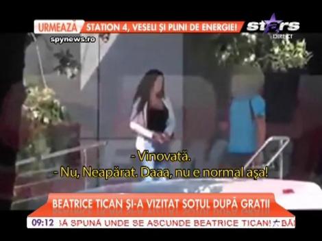 Beatrice Tican și-a vizitat soțul după gratii